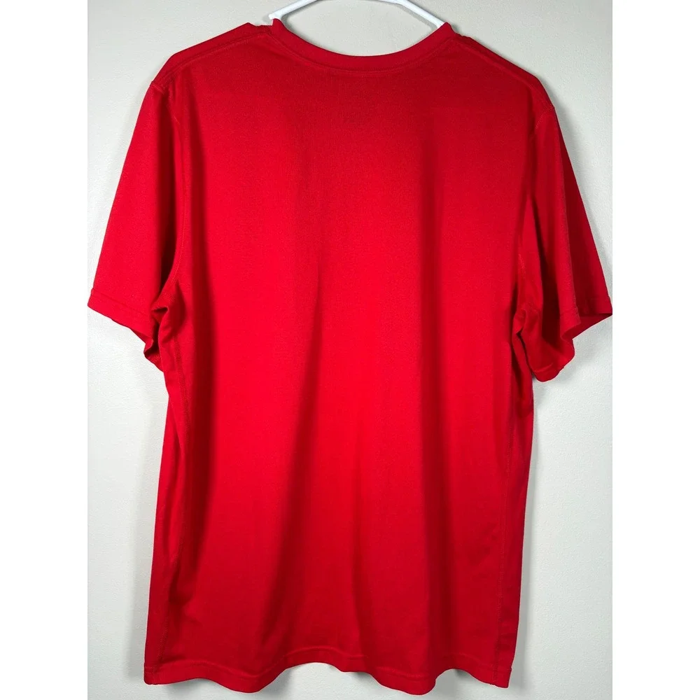 Nike Mens Georgia Bulldogs Dri-FIT Graphic T-Shirt Red Short Sleeve Large UGA
